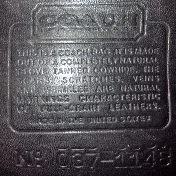 Coach Vintage Black Dinky Crossbody Handbag - Picture 7 of 12